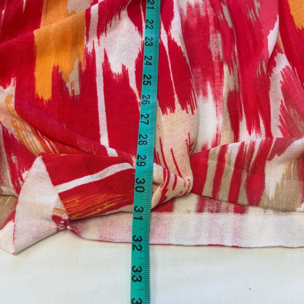 ❤️NWT Chico’s Essential Red Orange Cardigan & Tank Set Comfy Soft Size 3 NWT❤️ - Picture 13 of 15